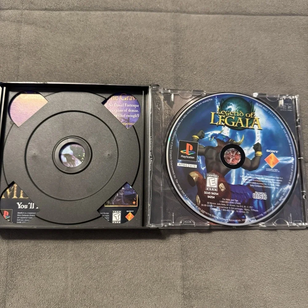 Legend of Legaia (Sony PlayStation 1, 1999) Complete PS1 CIB w/ Manual Tested